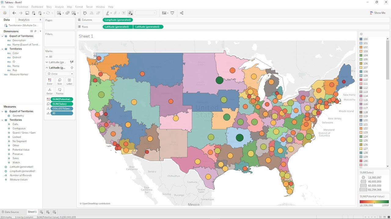 Mapping & Analyzing Sales Territories Using Tableau