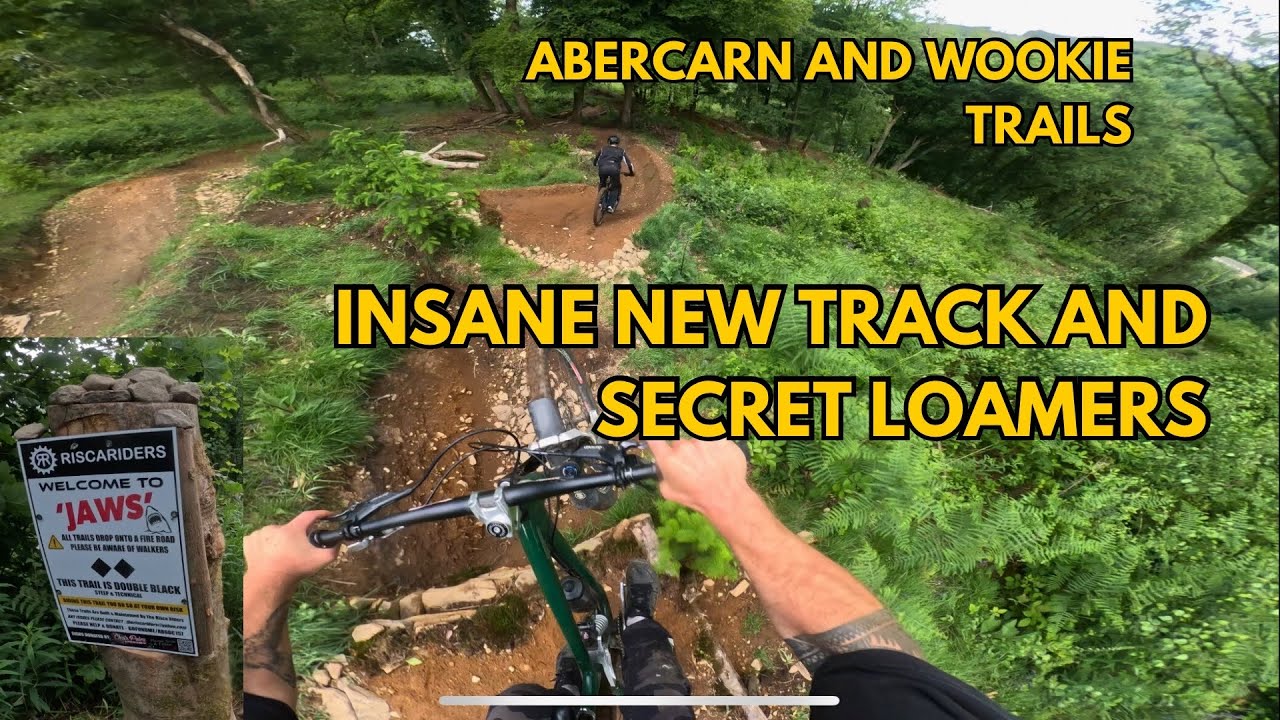 Brand new track “JAWS” at abercarn Wookie trails is insane