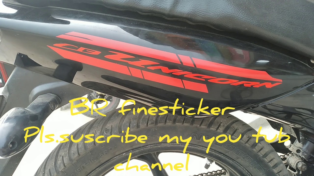 (Honda)# CB Unicorn# sticker..¡