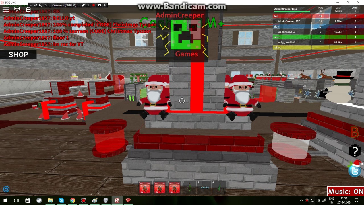 CODE Christmas Tycoon 100%