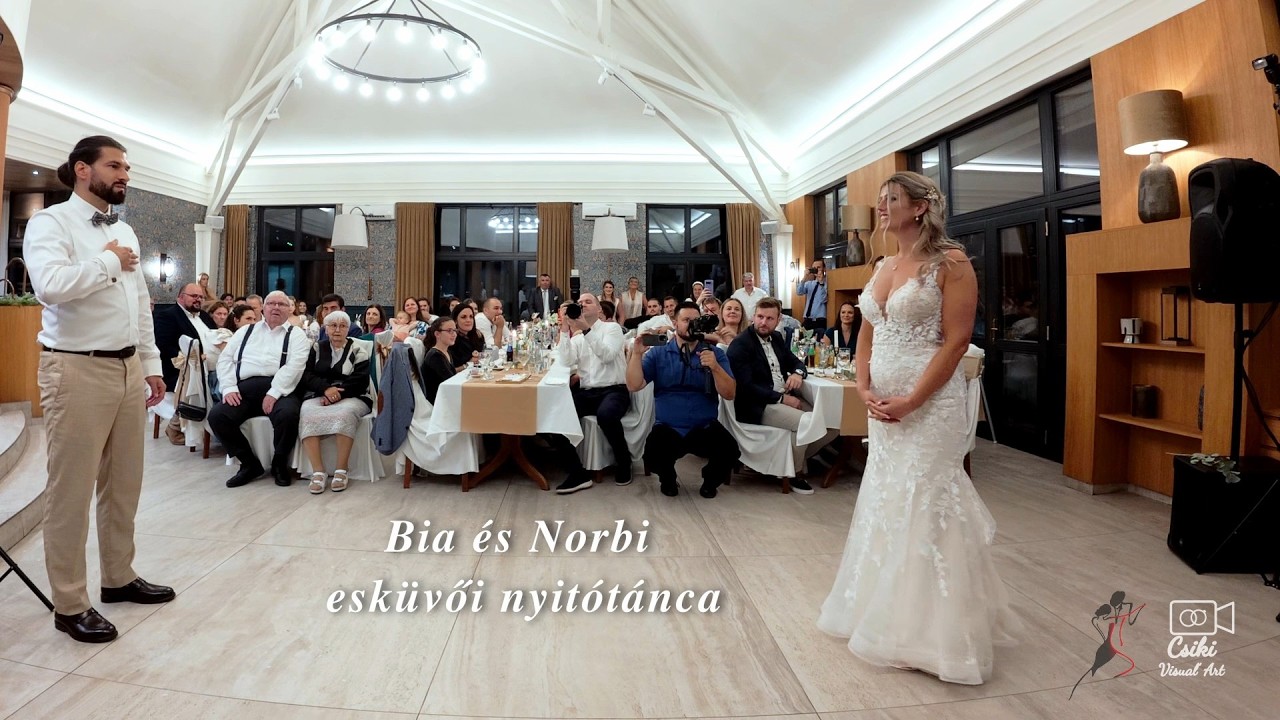 Bia és Norbi első közös tánca – Esküvői nyitótánc (2025.09.20.)