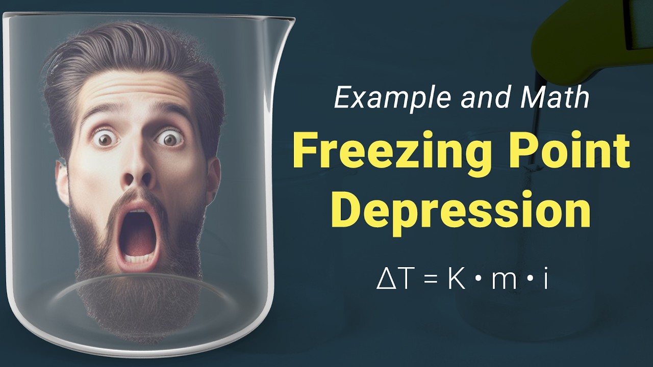 Colligative Properties: Freezing Point Depression: Experiment and Math Concepts