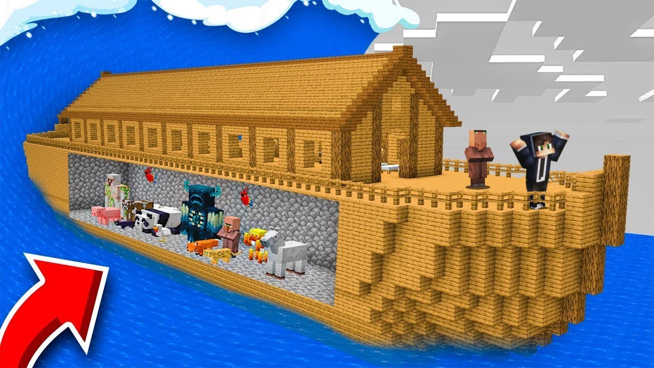Sagradio Sam Nojevu Barku Za Sve Zivotinje U Minecraftu