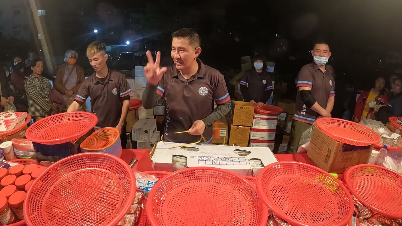 21  龍膽石斑頭丁，老闆家量家很大~還不加價~太佛心啦~ #嘉義趙又廷 #全晟海產 #週五嘉義彌陀夜市 #海鮮拍賣 #海鮮叫賣