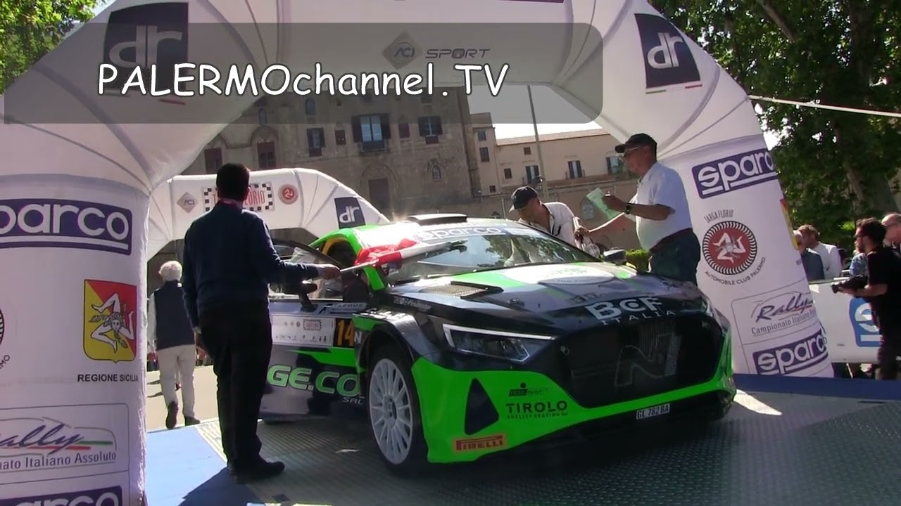 Targa Florio - Partenza Palazzo dei Normanni 2 (VIDEO)