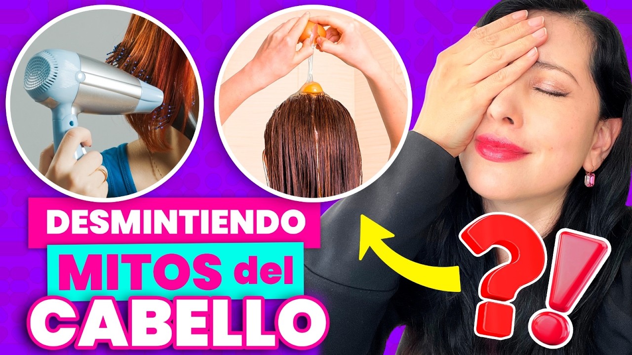 ¡NO CAIGAS EN ESTOS MITOS DEL PELO! 🚫 Dermatóloga te explica como cuidarlo👩🏻‍⚕️ 