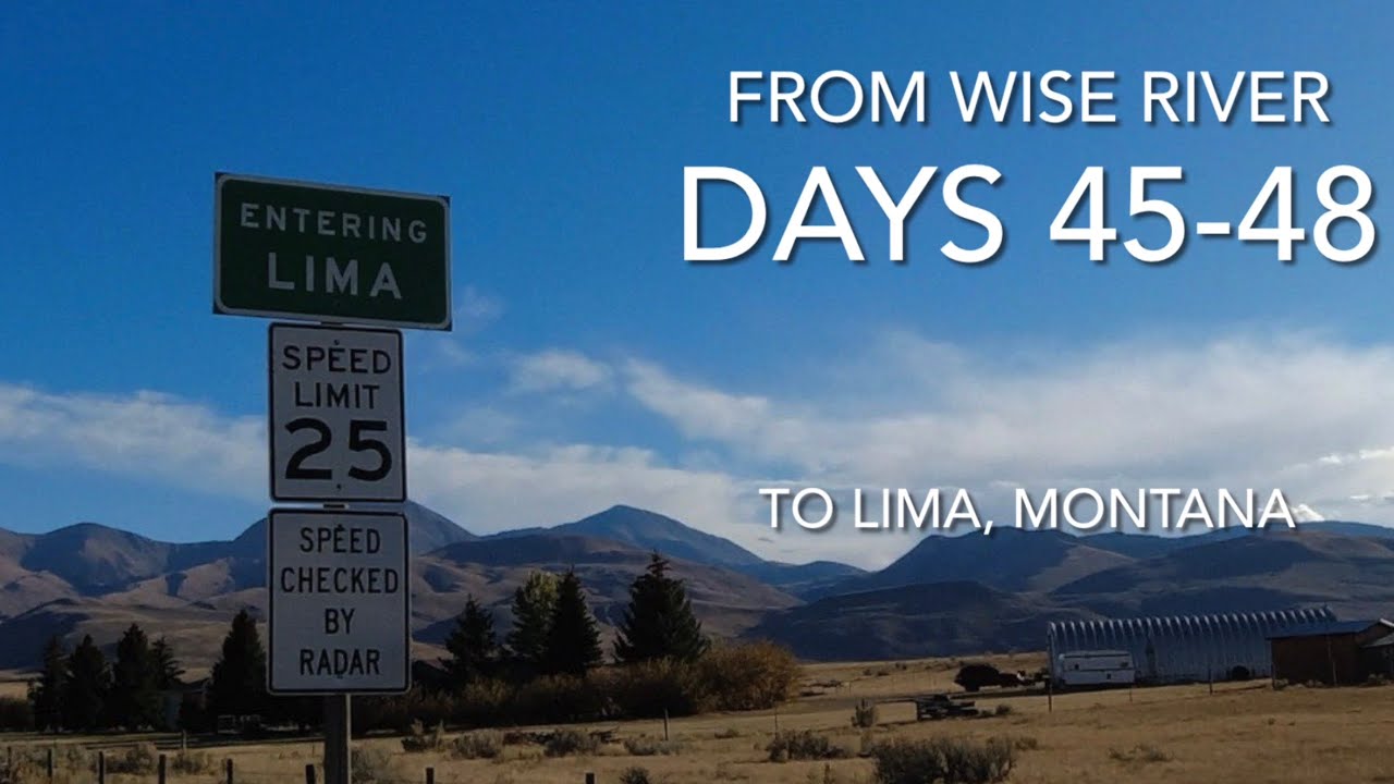 Days 45-48 of the GDMBR - From Wise River to Lima, MT