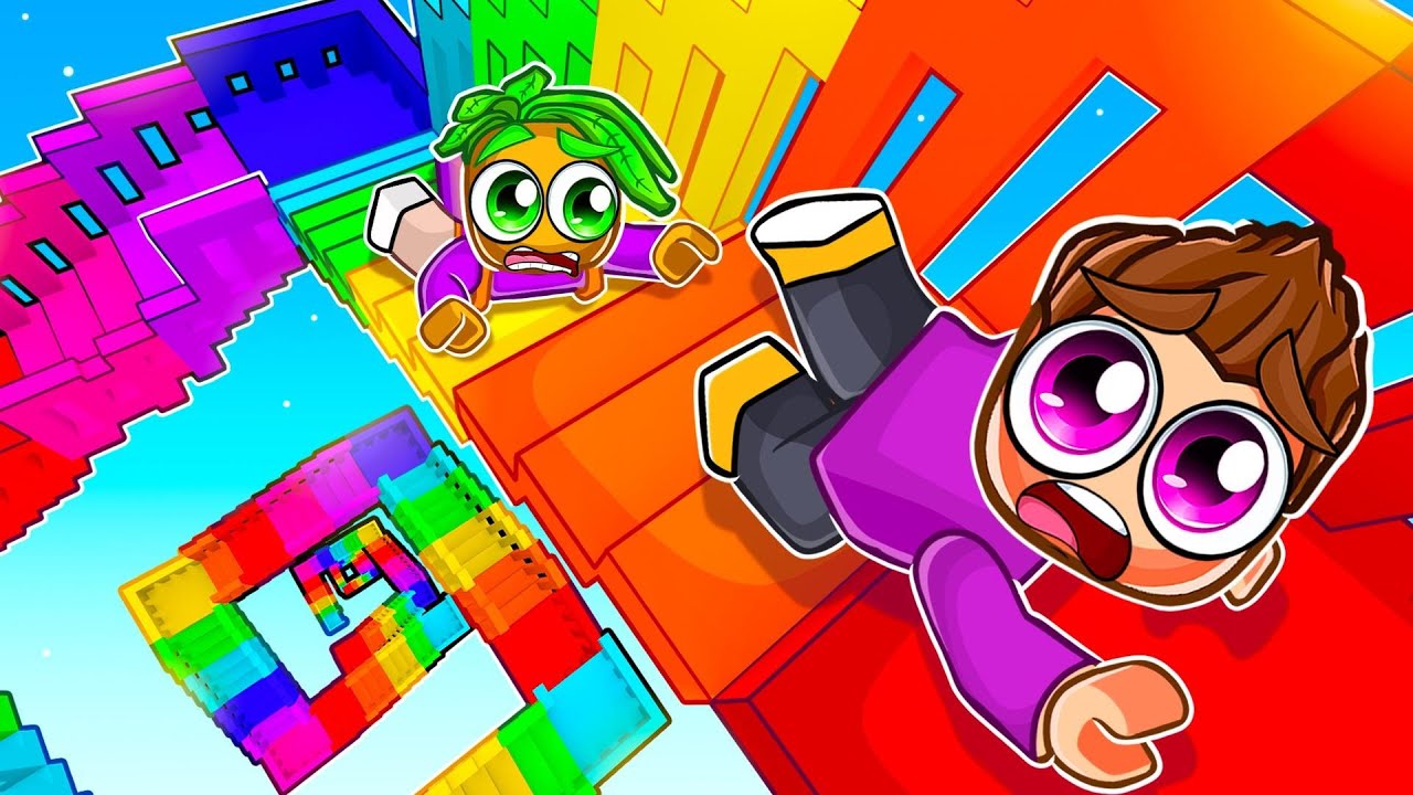 Überlebe die RAINBOW TREPPEN in Roblox!