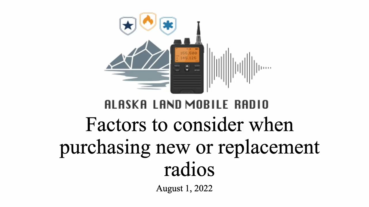 Factors to consider when purchasing radios