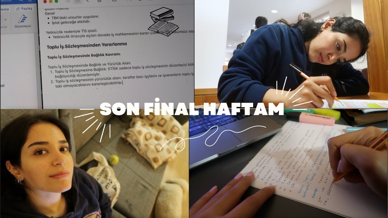 KOÇ ÜNİVERSİTESİ HUKUK FAKÜLTESİ FİNAL HAFTASI :( son final haftam part-1