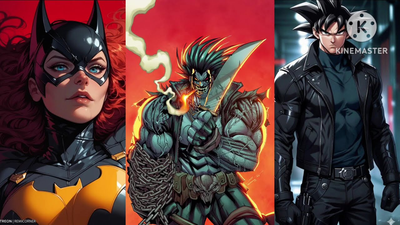 Goku x batgirl #2 el cazador de villanos 