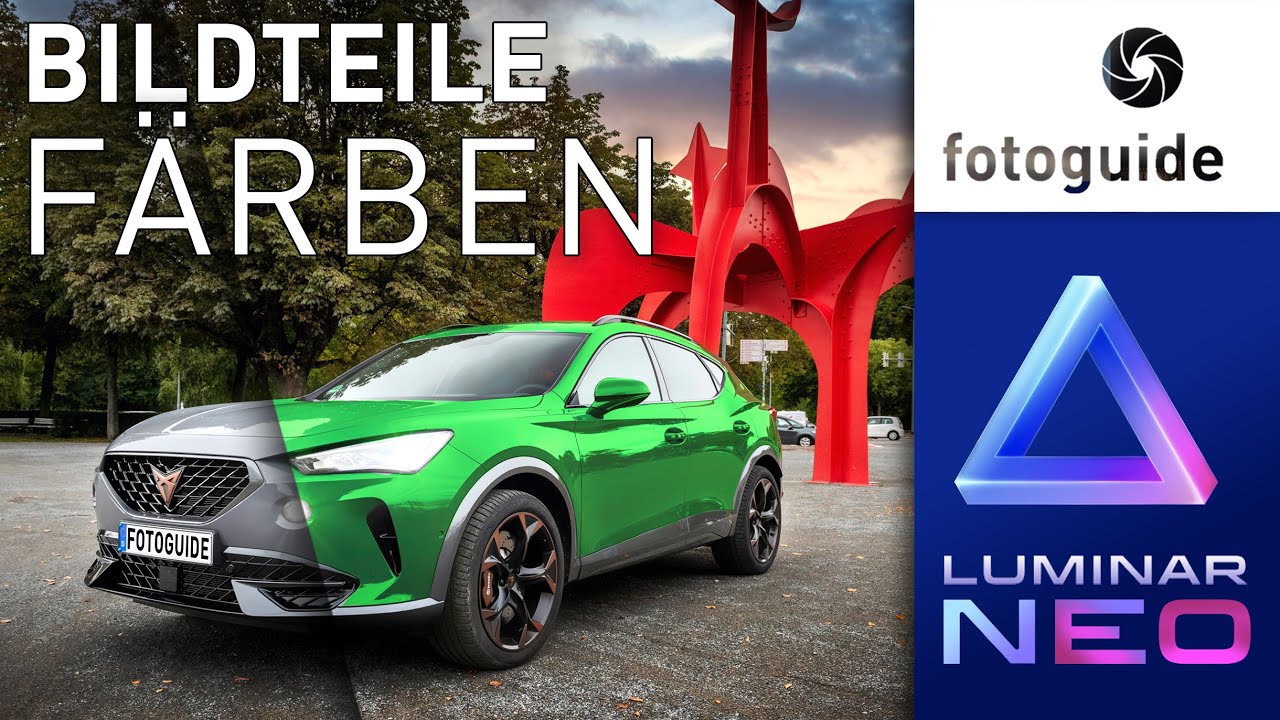 Luminar NEO # : Bildteile färben ▲ mit Ebenen und Kurven