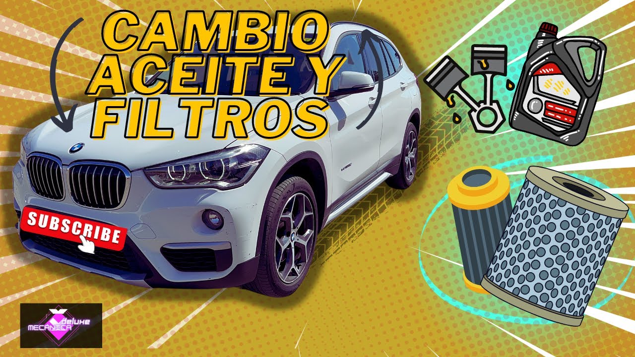 🚘𝗕𝗺𝘄 𝘅𝟭/ 𝗖𝗮𝗺𝗯𝗶𝗼 𝗱𝗲 𝗔𝗰𝗲𝗶𝘁𝗲 𝘆 𝗙𝗶𝗹𝘁𝗿𝗼𝘀🚗