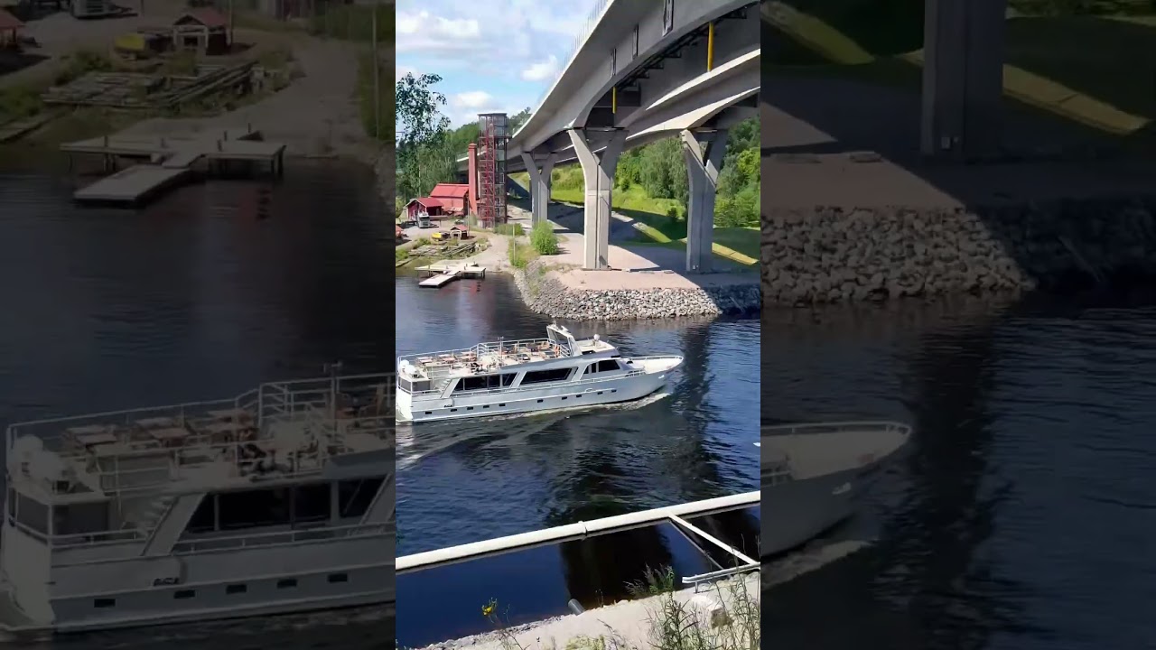 M/S Velmeri menossa J&auml;rvisyd&auml;meen #Laitaatsilta