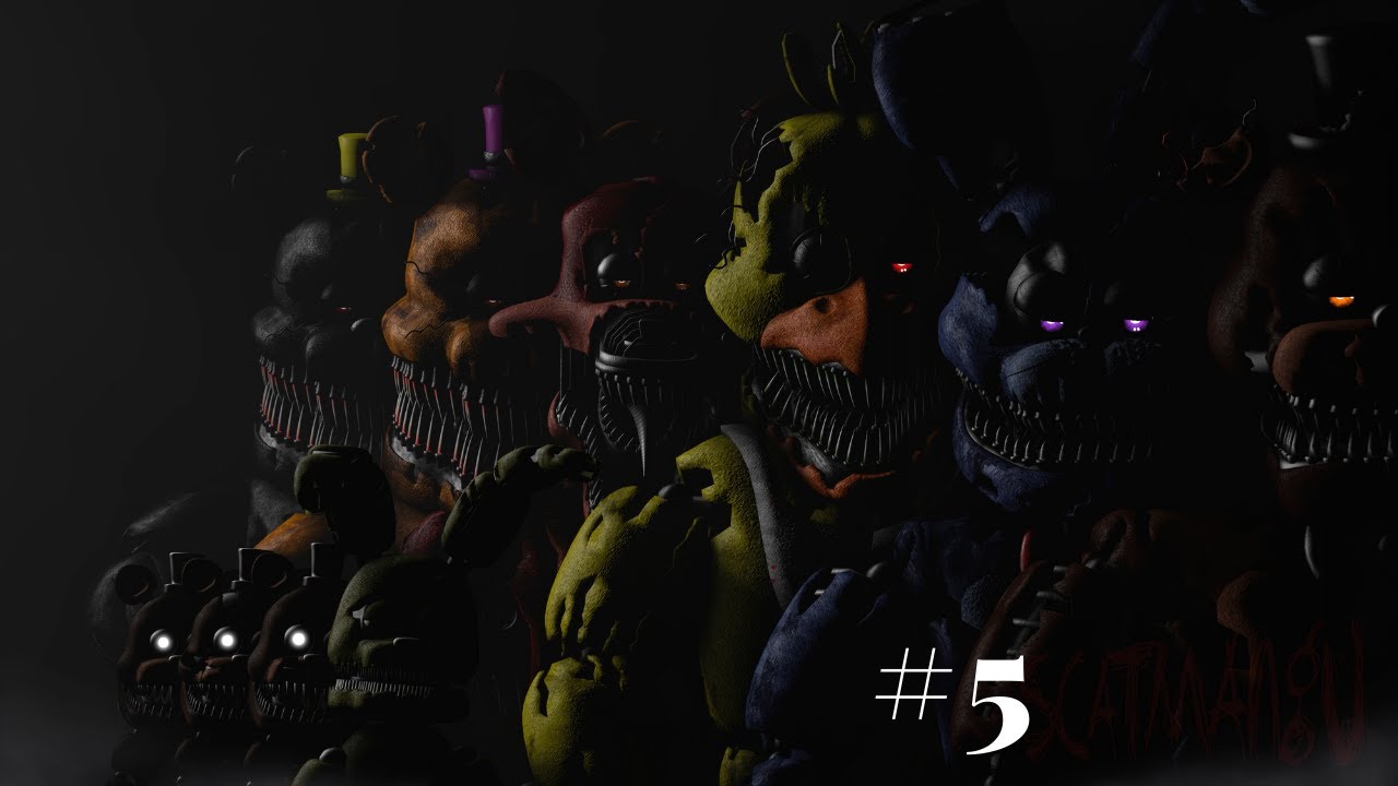 FNAF 4 bölüm 5 (6. gece bitti)