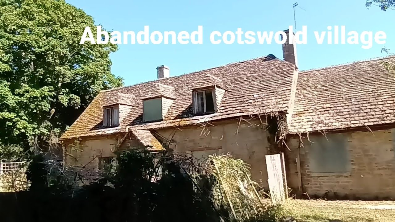 Abandoned cotswold village