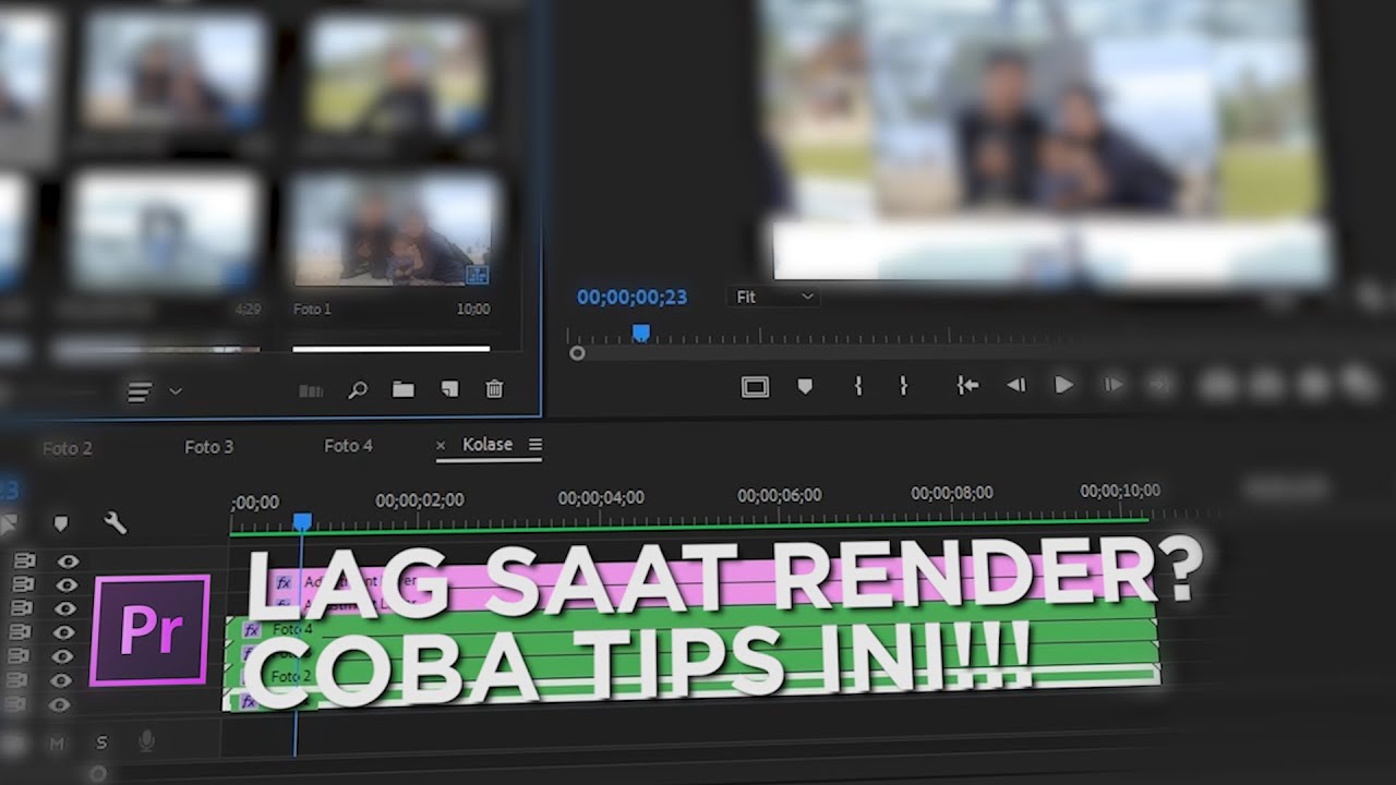 Cara Mengatasi LAG Pada Saat Render Video | Tips & Trick Premiere pro
