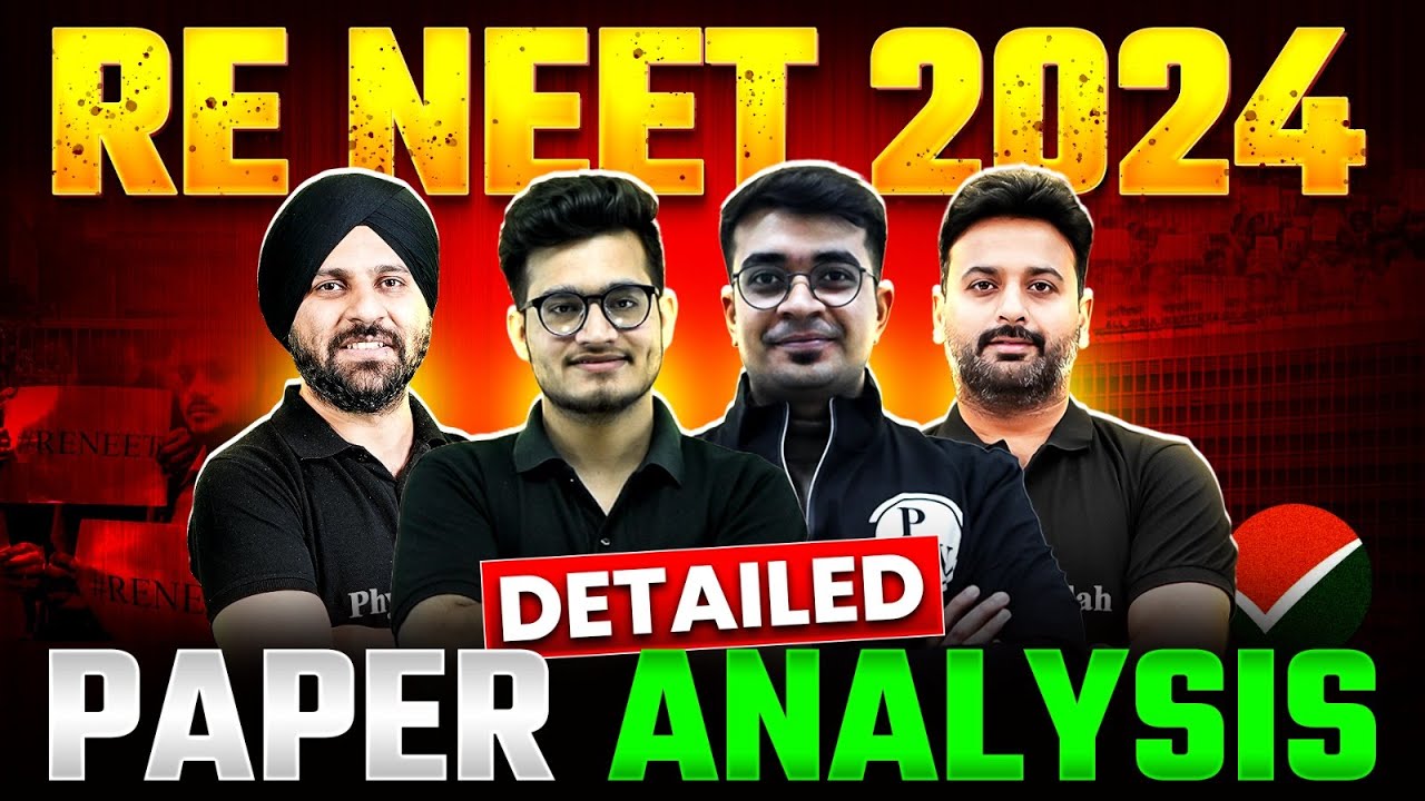 RE-NEET 2024 Paper Detailed Analysis | RE-NEET Complete Paper Analysis | NTA Scam 2024