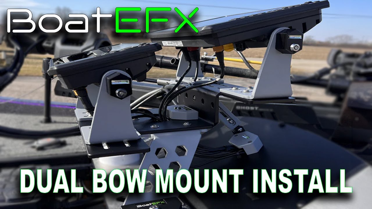 Установка крепления BoatEFX Dual Bow