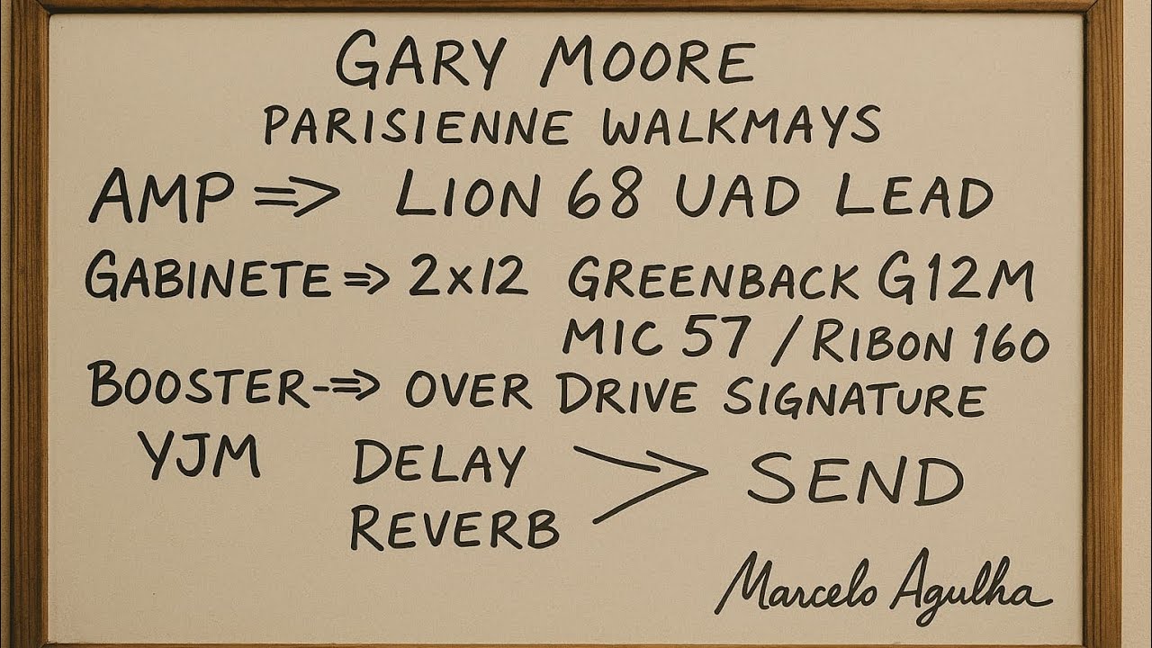🎸 Parisienne Walkways (Tributo a Gary Moore) | Marcelo Agulha