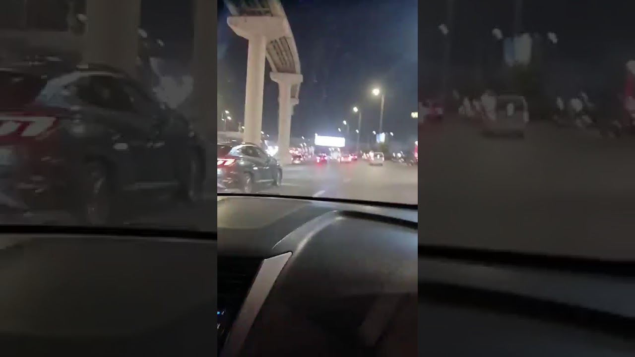 جولة في شوارع القاهرة  ليلا