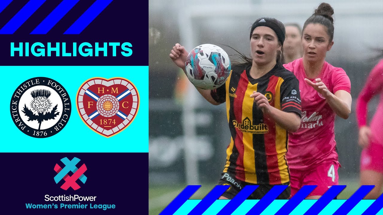 Partick Thistle 1-4 Heart of Midlothian | Jambos move one point behind the Jags | SWPL