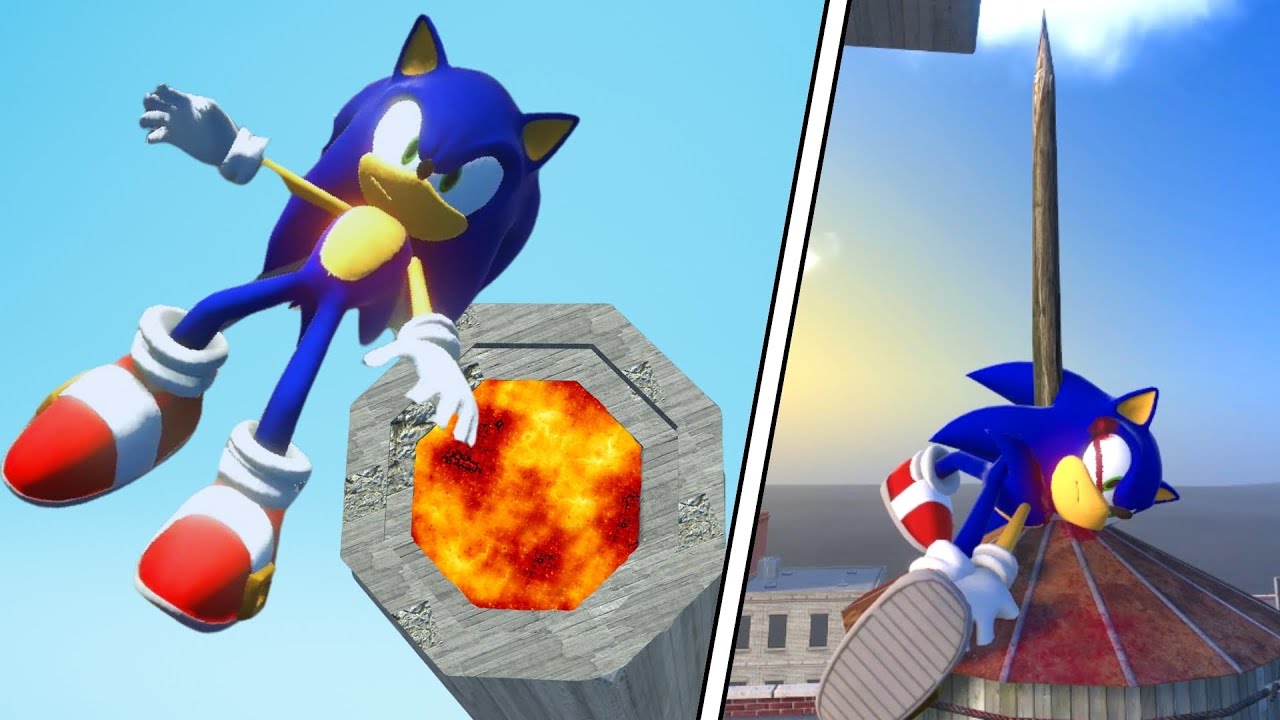 Sonic NPC Ragdoll Physics Compilation #69 | Overgrowth