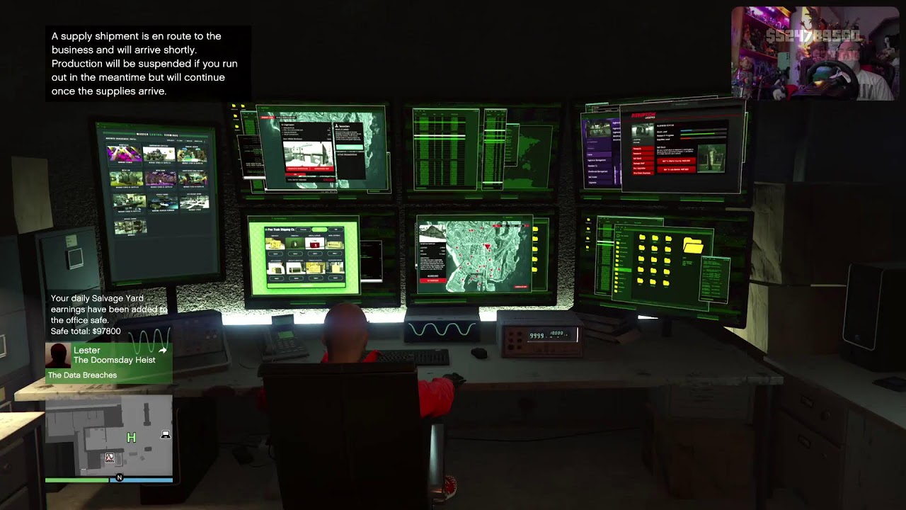 Grand Theft Auto V Online Grinding, on PS5 Pro.