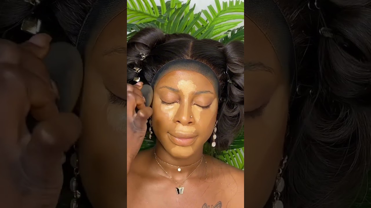 Perfect Step by Step Makeup art Tutorial for WOC #shorts #youtubeshorts