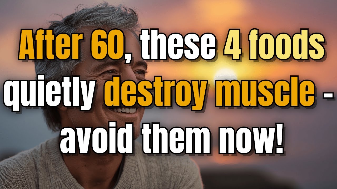The 4 Foods That Quietly Destroy Muscle After 60 – And What to Eat Instead!
