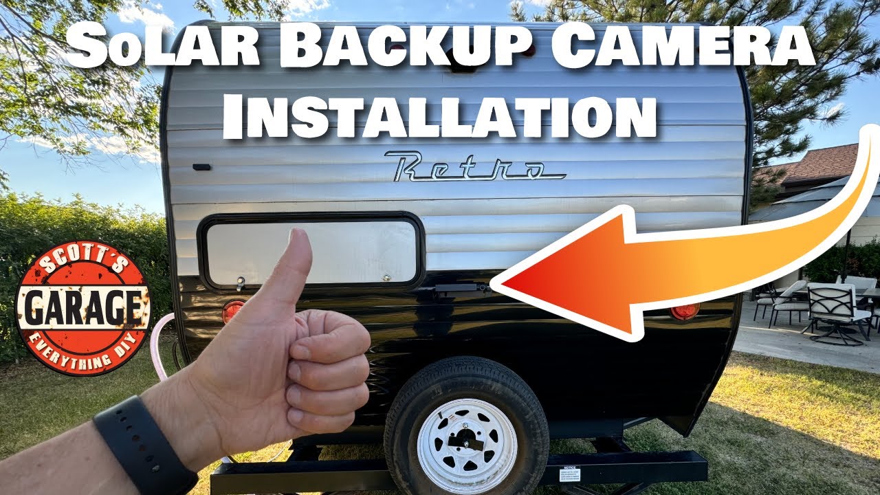 RV Backup Camera GONE SOLAR! Foxpark Solar 3 Installation & Review (EASY!)