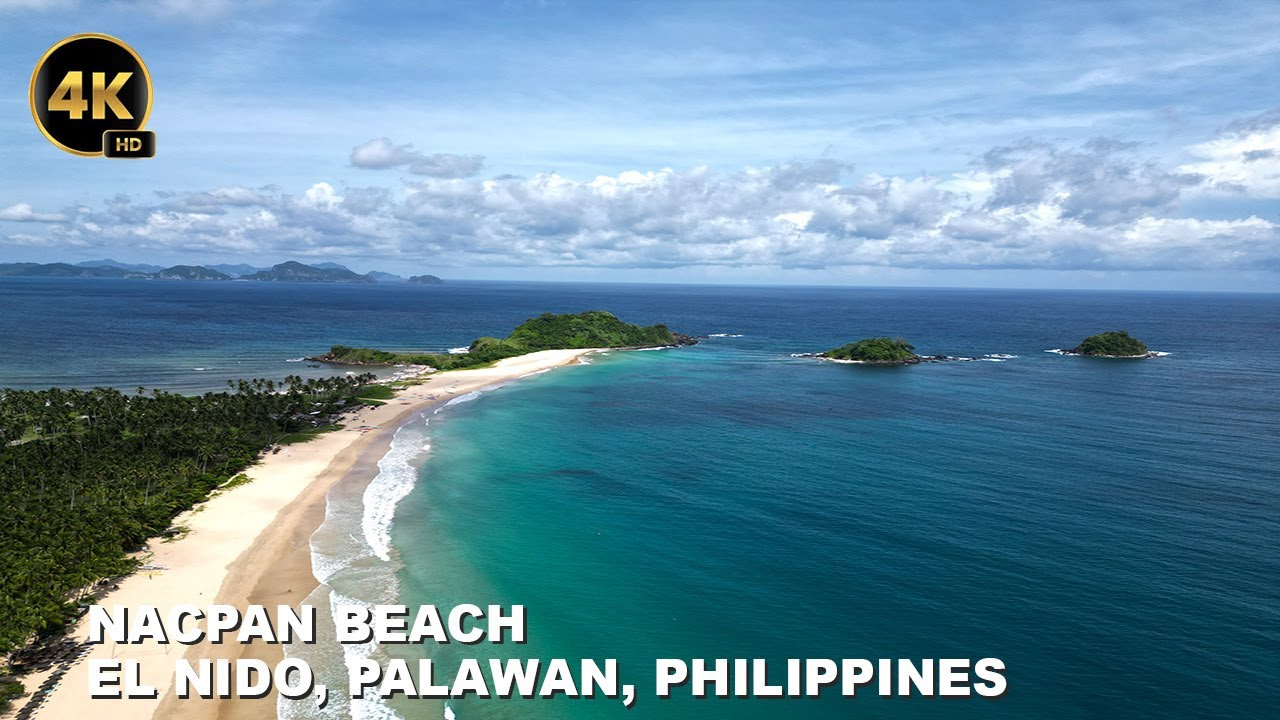 Nacpan Beach El Nido Palawan Philippines #tour #travel #trending #tour #elnido #nacpanbeach