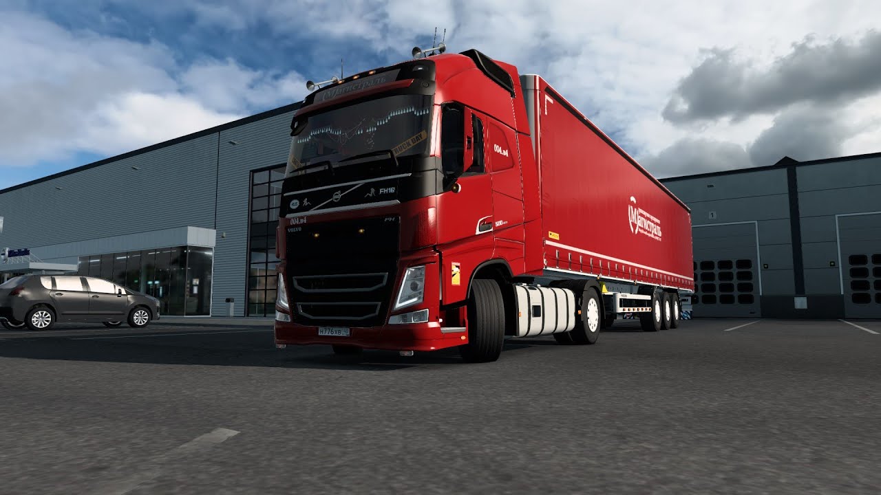 🔴Euro Truck Simulator 2. Стрим  МТК Магистраль. Получил новую сцепку. Выезжаем в первый рейс.