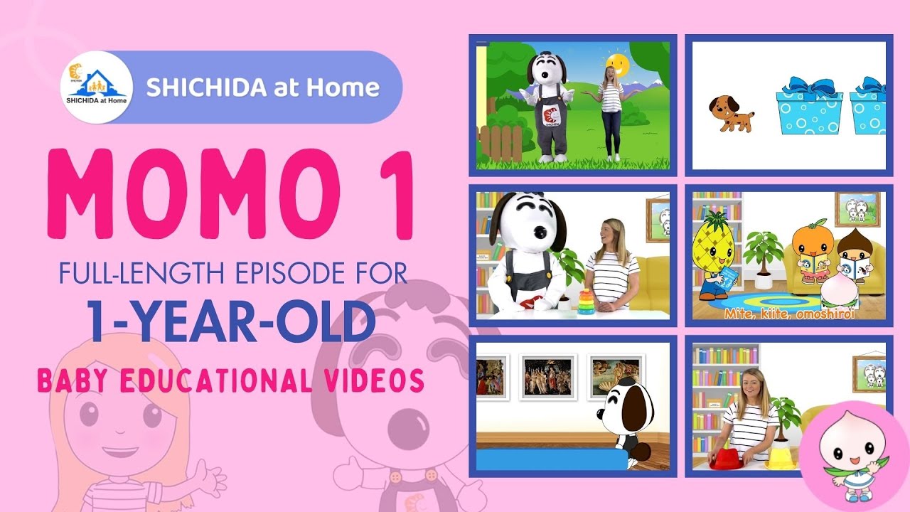 Educational Videos for Babies | SHICHIDA at Home MOMO Series  Full-Length Episode for 1-Year-Old |