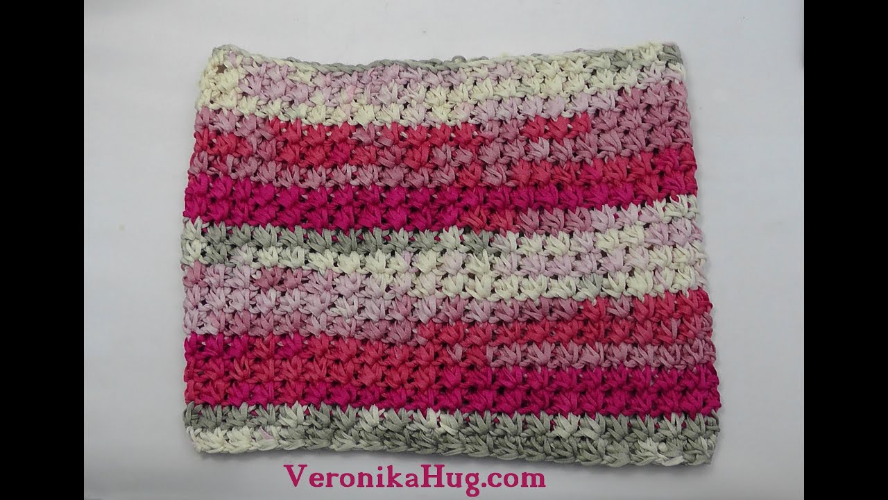 Crocheting   Loop ENNA with Star Stitch Woolly Hugs BANDY Veronika Hug