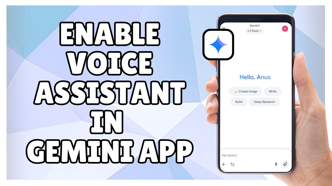 How to Enable Voice Assistant in Gemini App