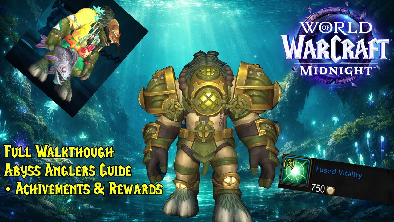 Abyss  Anglers Ultimate  Guide &ndash; All Achievements & Rewards | World of Warcraft Midnight Gameplay