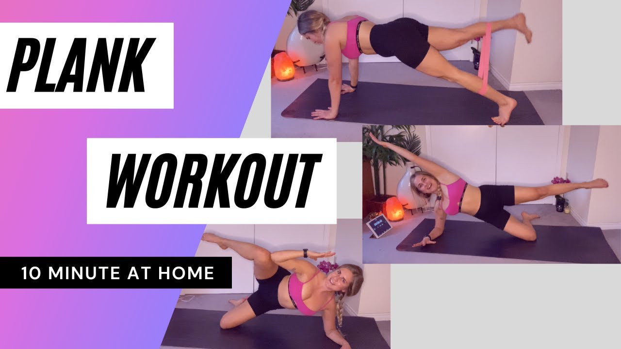 10 min at home PLANK WORKOUT
