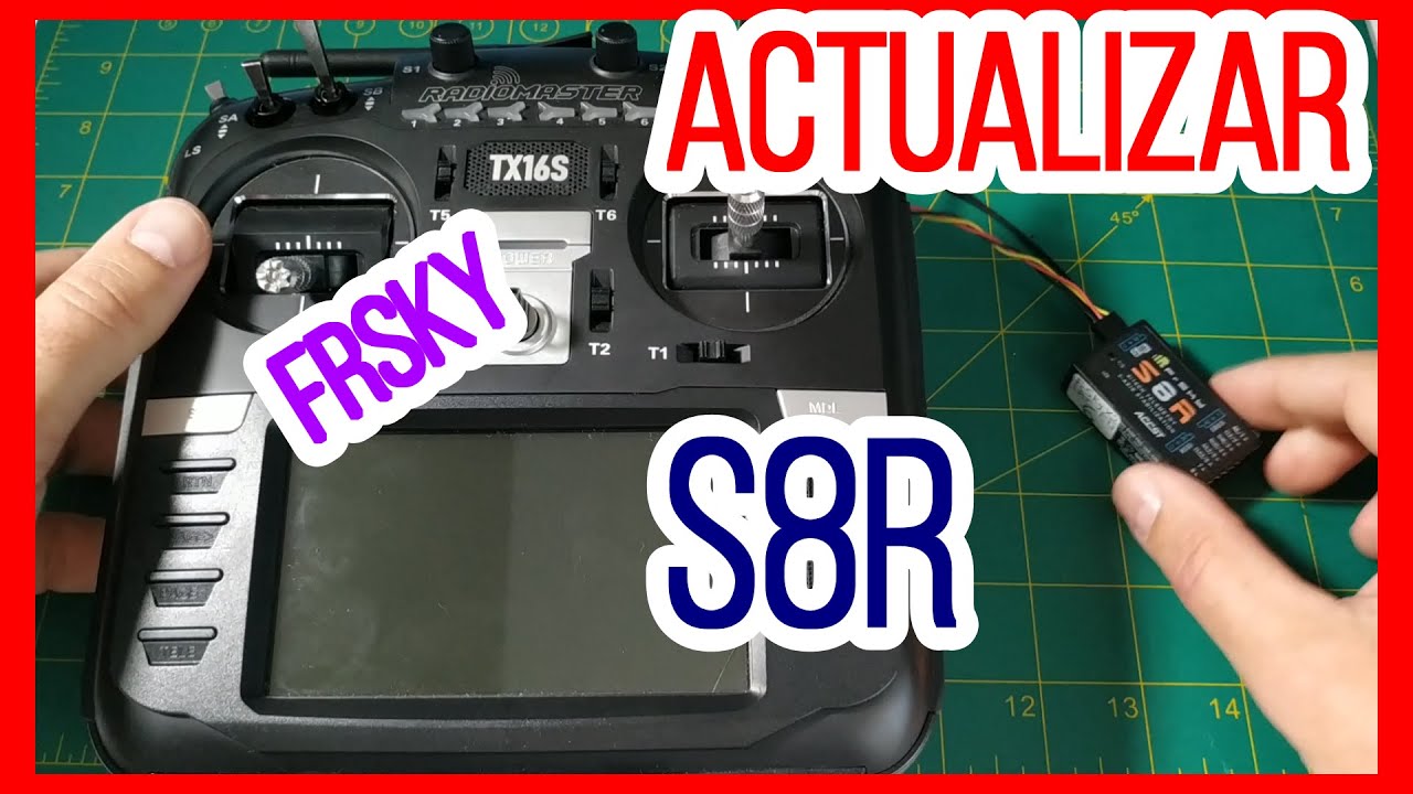 FrSky S8R  -  Actualizar y bindear con firmware LBT(EU) #Radiomaster TX16S #consejos #español