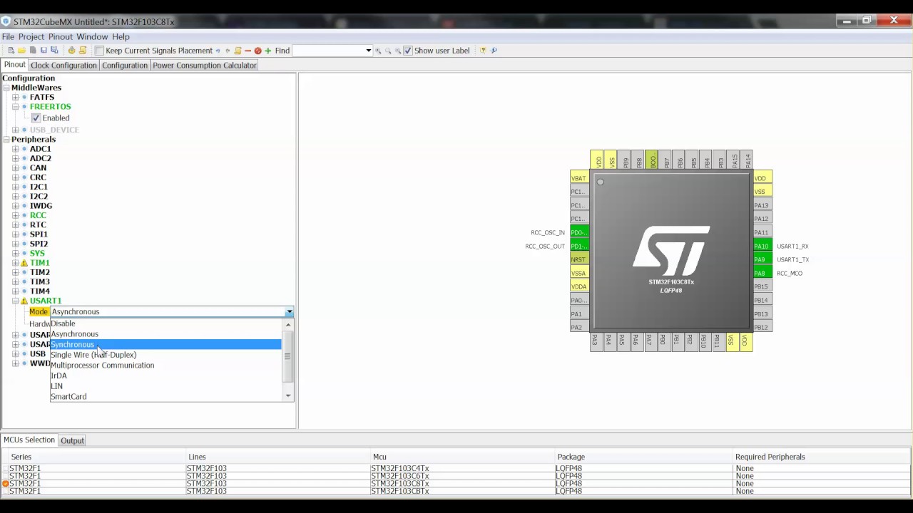 STM32 / Eclipse / STM32CubeMX / freeRTOS  - Tutorial