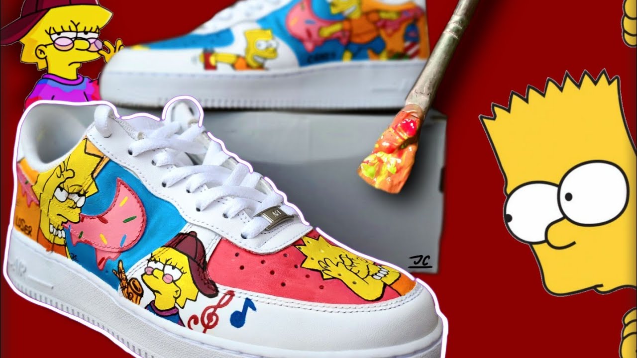 Custom Simpsons Air Force 1's