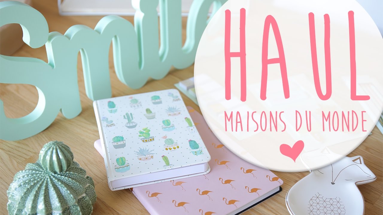 HAUL MAISONS DU MONDE | DECO & PAPELERÍA BONITA | Angicupcakesblog