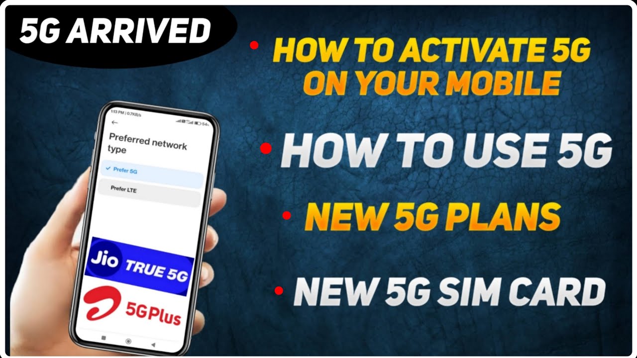 How to activate and use 5G network in India ⚡5G mobiles list⚡How to use Airtel 5G