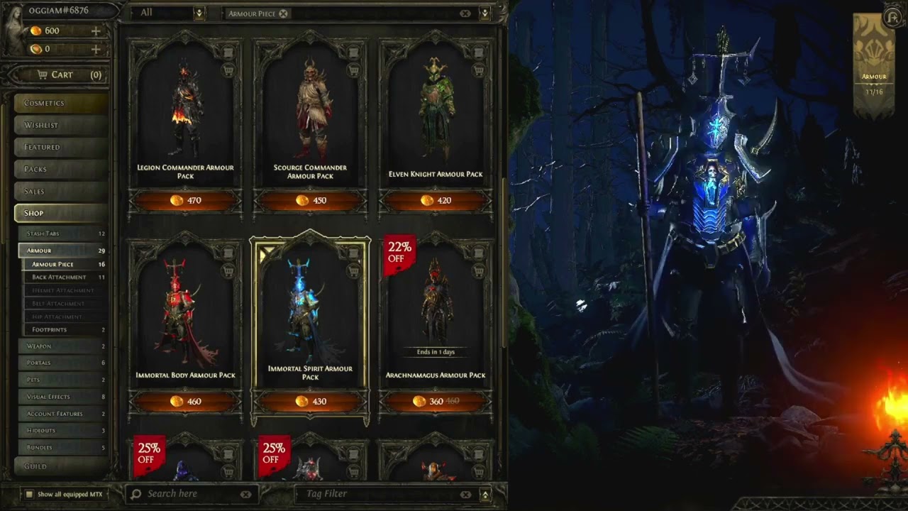 Path of Exile 2: All Armour Skins Available at Launch!