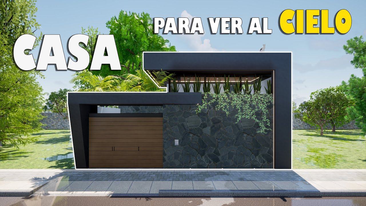 CASA de 10x20 de UN PISO | perfecta para CONTEMPLAR el CIELO