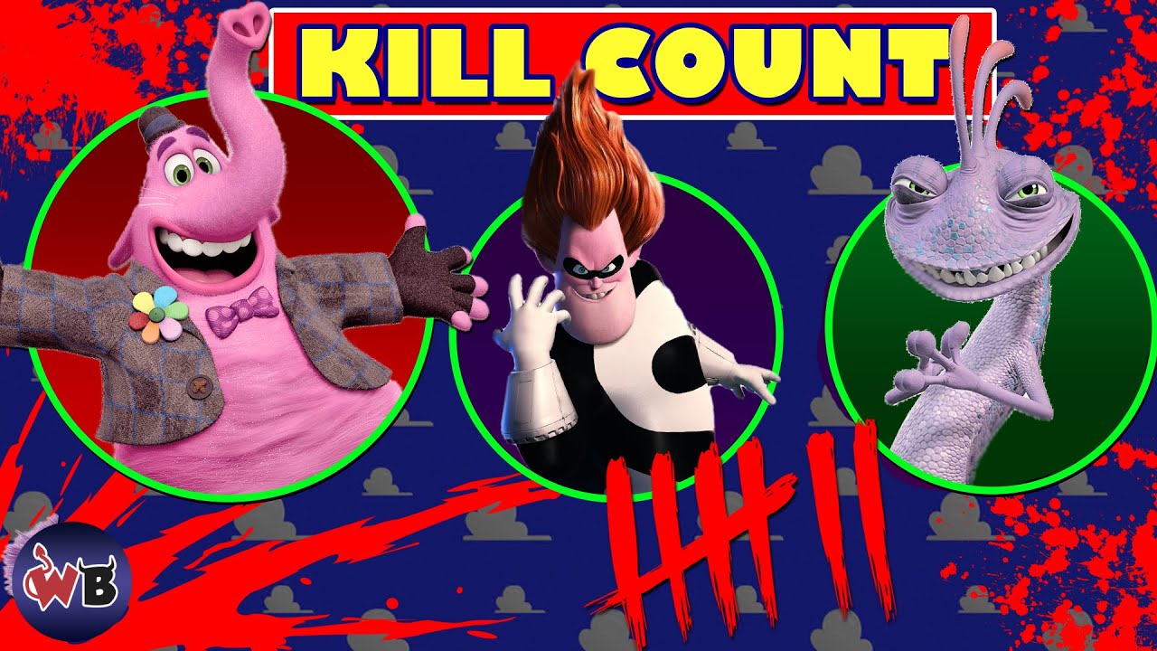 ПОЛНЫЙ СЧЕТ УБИЙСТВ PIXAR ☠️ (Сколько смертей во вселенной Pixar?)