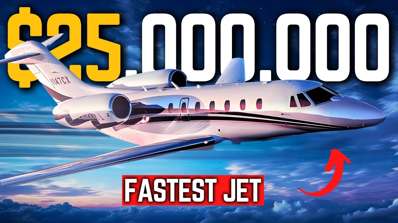 Внутри Cessna Citation X+ стоимостью 25 миллионов долларов