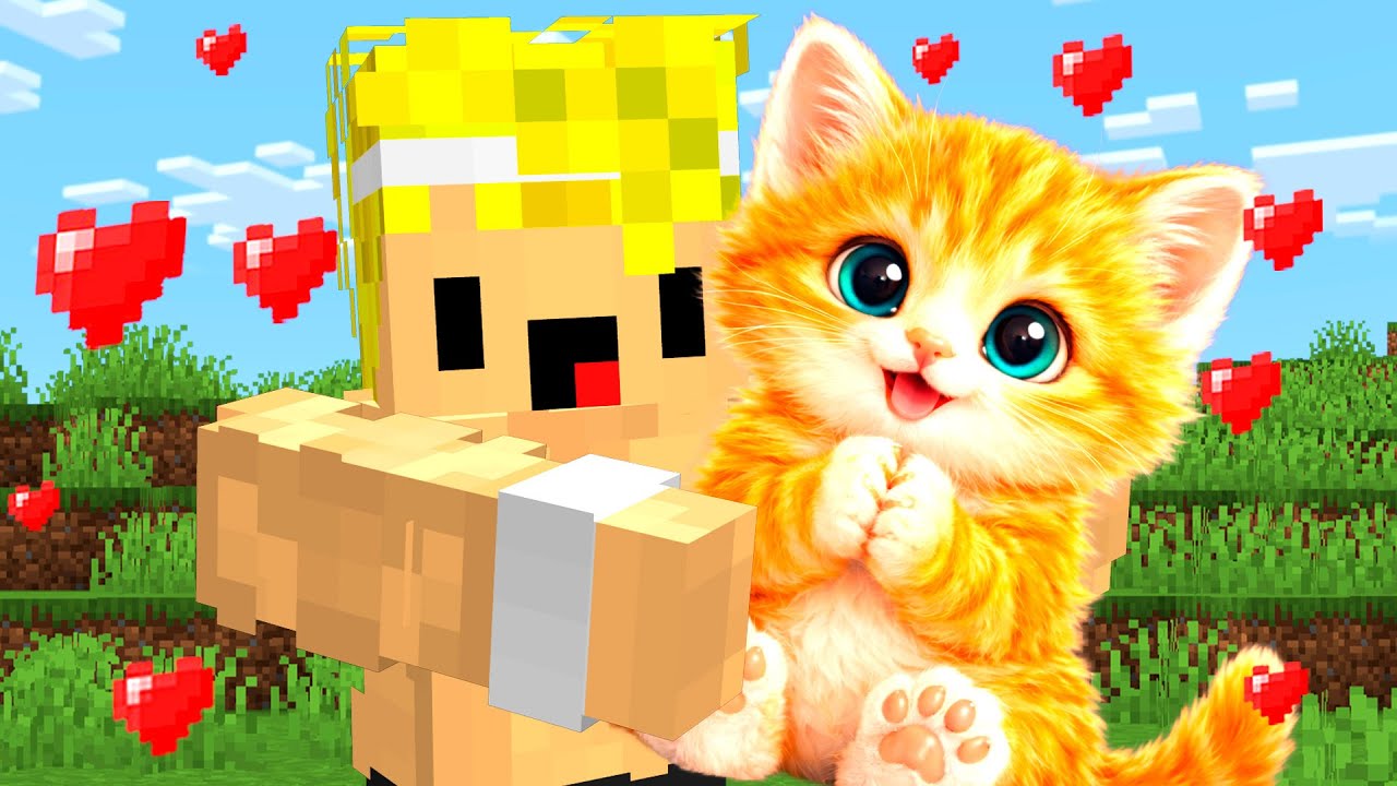 Adopté al GATO más BONITO de Todo Minecraft!