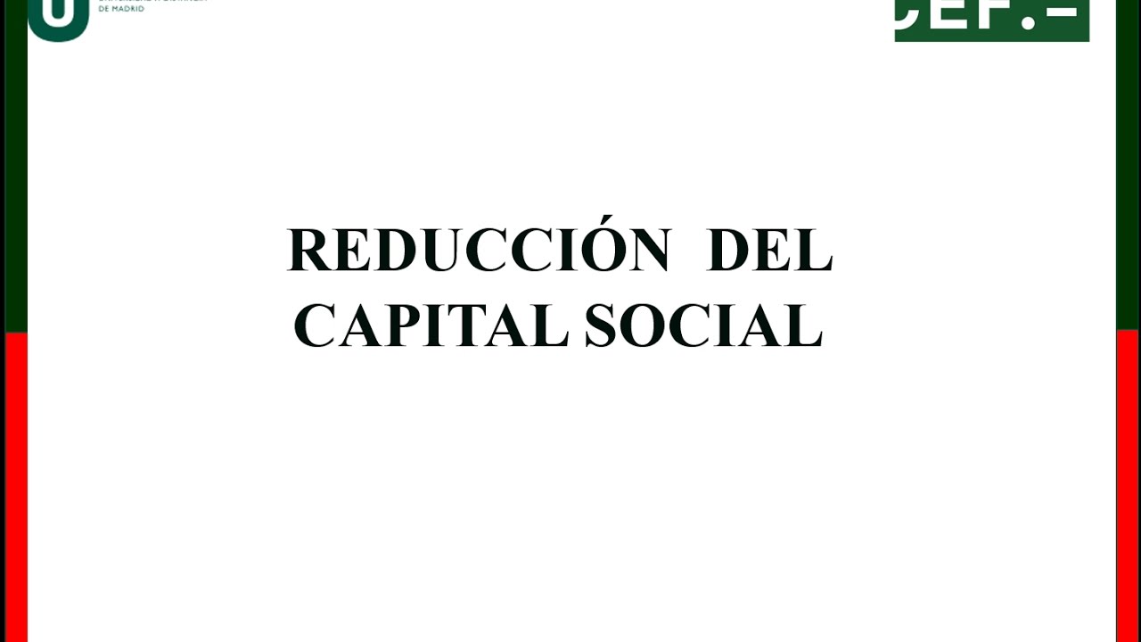 04  Reducir capital social