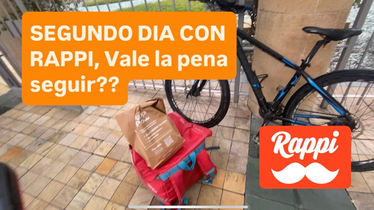 Segundo dia con Rappi, se trabaja ??